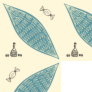 Blue leaves